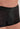 Close-up view of a men model wearing HO black  Trunk