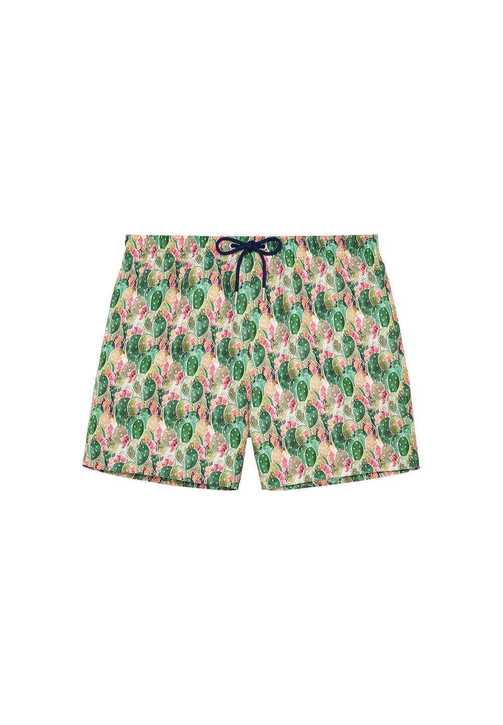 Front cutout view of HO green print  Beach Boxer