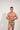 Front view of a men model wearing HO green print  Swim Shorts