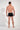 General view of a men model wearing HO black/black/black cotton Boxer Briefs HO1 3p