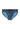 Front cutout view of HO navy print  Swim Mini Briefs
