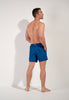 General view of a men model wearing HO navy print  Beach Boxer