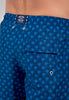 General view of a men model wearing HO navy print  Beach Boxer