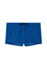 Front cutout view of HO navy print  Swim Shorts