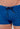 Close-up view of a men model wearing HO navy print  Swim Shorts