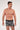 General view of a men model wearing HO black print  Boxer Briefs