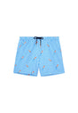 Front cutout view of HO blue/white stripes  Beach Boxer
