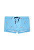 Front cutout view of HO blue/white stripes  Swim Shorts