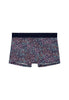 Front cutout view of HO navy print modal/viscose/tencel Boxer Briefs