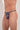 Front view of a men model wearing HO navy print  G-String