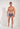 Full-body view of a men model wearing HO navy print  Trunk