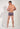 General view of a men model wearing HO navy print  Trunk