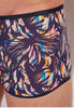 General view of a men model wearing HO navy print  Trunk
