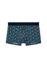 Front cutout view of HO blue print modal/viscose/tencel Boxer Briefs HO1