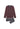 Front cutout view of HO red print cotton Long Sleepwear