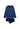 Front cutout view of HO navy print cotton Long Sleepwear