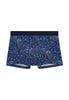 Front cutout view of HO navy print modal/viscose/tencel Boxer Briefs