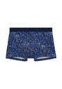 Front cutout view of HO navy print modal/viscose/tencel Boxer Briefs