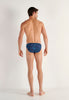 General view of a men model wearing HO blue print  Comfort Micro Briefs