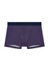 Front cutout view of HO navy print modal/viscose/tencel Boxer Briefs HO1