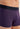 Close-up view of a men model wearing HO navy print modal/viscose/tencel Boxer Briefs HO1