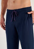 General view of a men model wearing HO navy print cotton Long Sleepwear