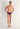 Full-body view of a men model wearing HO navy print modal/viscose/tencel Briefs HO1