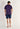 General view of a men model wearing HO navy print cotton Short Sleepwear