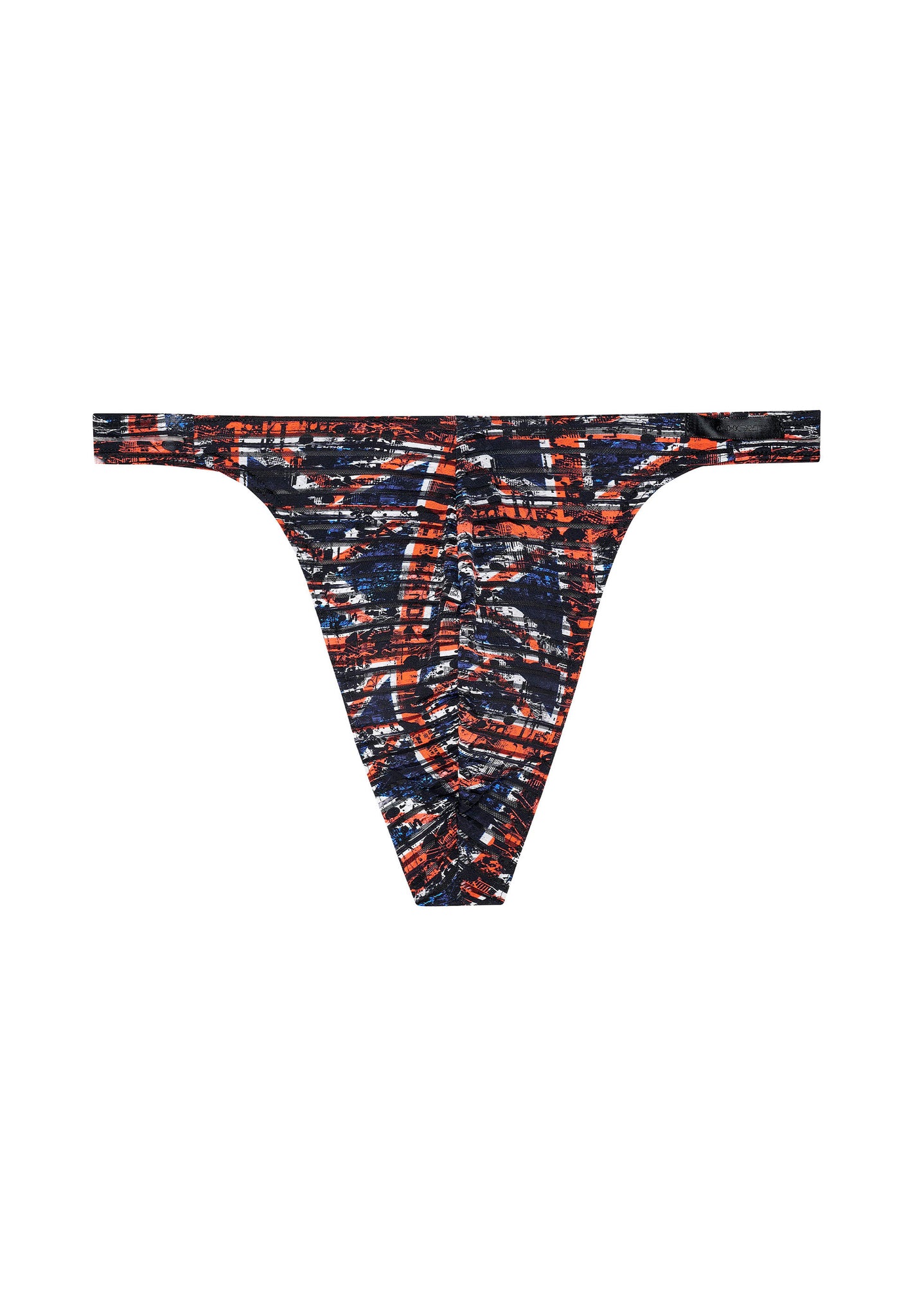 Front cutout view of HO black/red  G-String