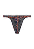 Back cutout view of HO black/red  G-String