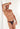 Front view of a men model wearing HO black/red  G-String