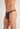 General view of a men model wearing HO black/red  G-String
