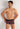 Front view of a men model wearing HO black/red  Trunk