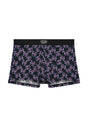 Front cutout view of HO black print modal/viscose/tencel Boxer Briefs