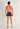 General view of a men model wearing HO black print modal/viscose/tencel Boxer Briefs