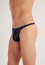 General view of a men model wearing HO navy  G-String