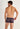 Back view of a men model wearing HO navy  Trunk