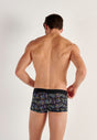 Back view of a men model wearing HO multi-colour  Trunk