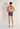 General view of a men model wearing HO navy print  Boxer Briefs