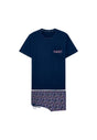 Front cutout view of HO multico print cotton Short Sleepwear