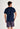 Back view of a men model wearing HO multico print cotton Short Sleepwear