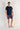 Full-body view of a men model wearing HO multico print cotton Short Sleepwear