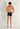 General view of a men model wearing HO black print modal/viscose/tencel Boxer Briefs HO1