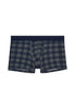 Front cutout view of HO navy check modal/viscose/tencel Boxer Briefs
