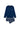 Front cutout view of HO navy check cotton Long Sleepwear