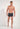 General view of a men model wearing HO black/grey/grey cotton Boxer Briefs 3p