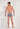 General view of a men model wearing HO black/grey/grey cotton Boxer Briefs 3p