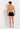 General view of a men model wearing HO black/navy cotton Boxer Briefs HO1 2p