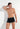 Front view of a men model wearing HO multiple colours 1 cotton Boxer Briefs HO1 2p