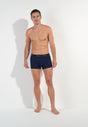 Full-body view of a men model wearing HO multiple colours 6 cotton Boxer Briefs HO1 2p